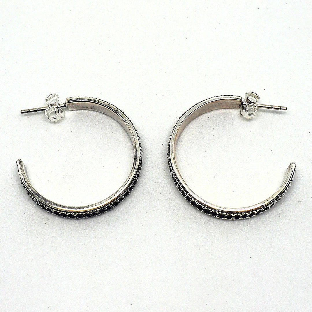 BLAC DOTS HOOPS