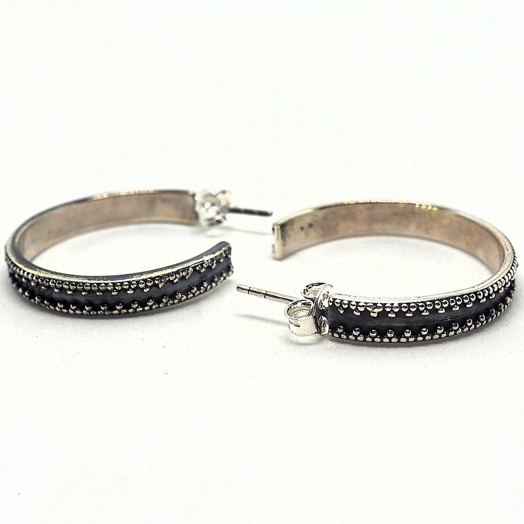 BLAC DOTS HOOPS