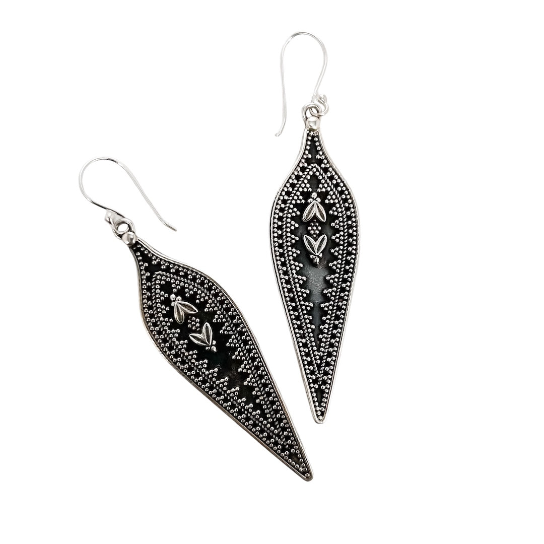 LONG DROP EARRINGS