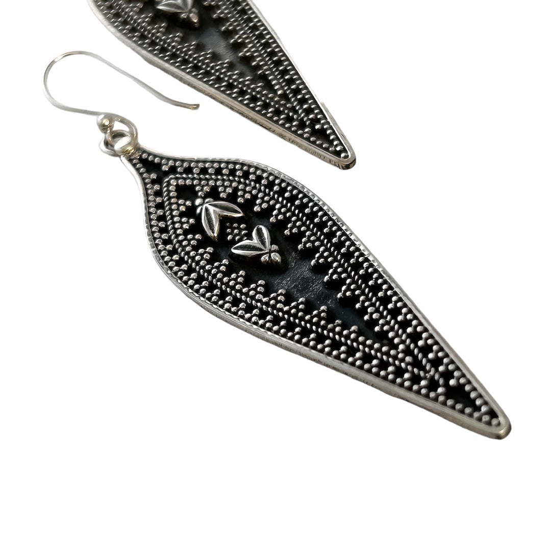 LONG DROP EARRINGS