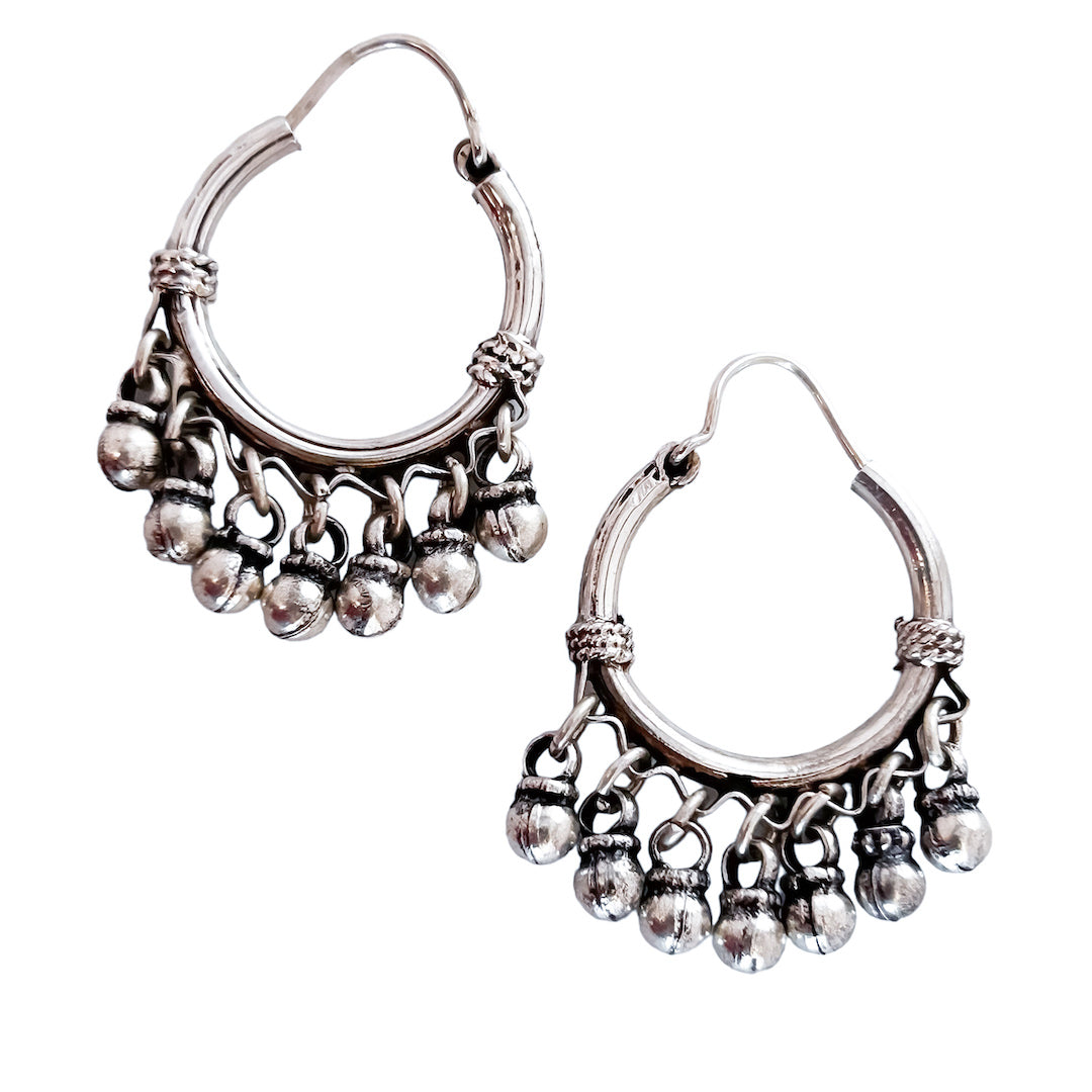 GIPSY BELL HOOP EARRINGS