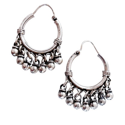 GIPSY BELL HOOP EARRINGS