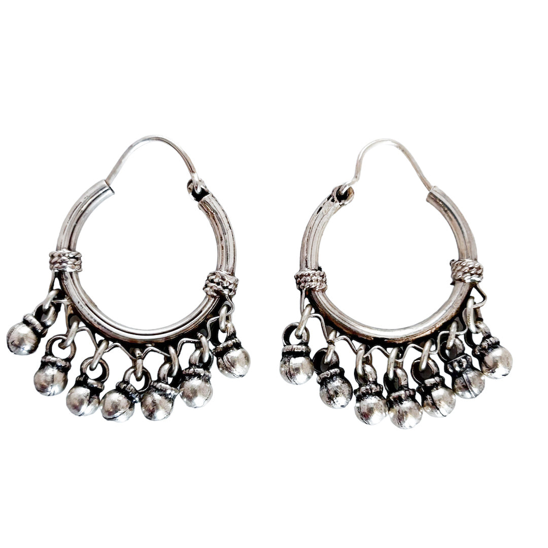 GIPSY BELL HOOP EARRINGS