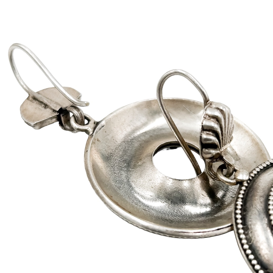 DANGLE SHELL AND SUN EARRINGS