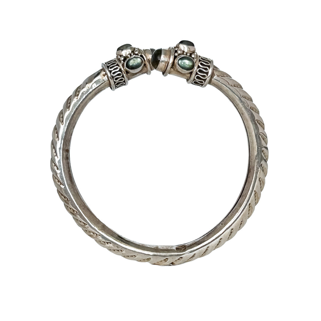 LABRADORITE OPEN BANGLE