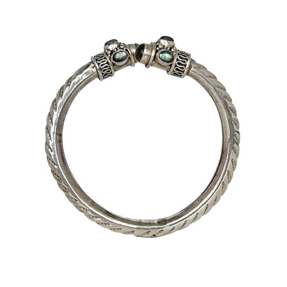 LABRADORITE OPEN BANGLE