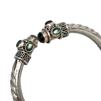 LABRADORITE OPEN BANGLE