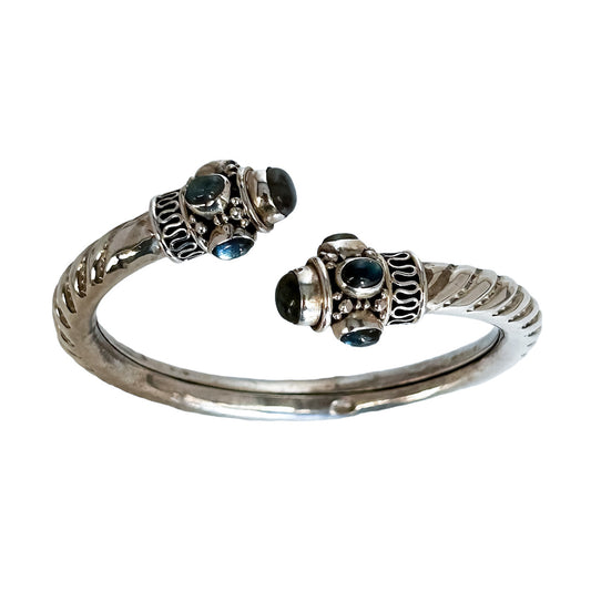 LABRADORITE OPEN BANGLE