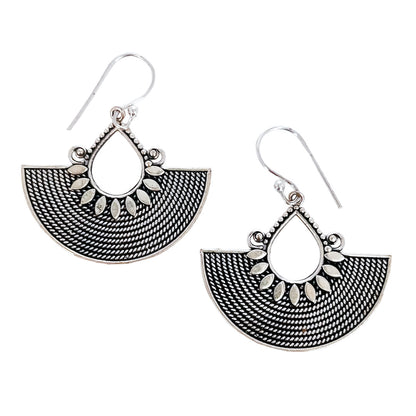 DANGLE RISING MOON EARRINGS