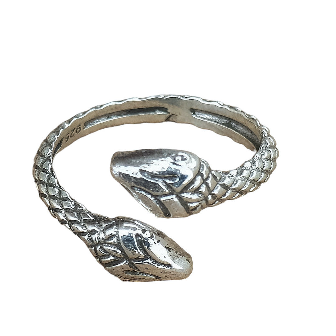 DOUBLE SNAKE RING