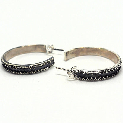 BLAC DOTS HOOPS