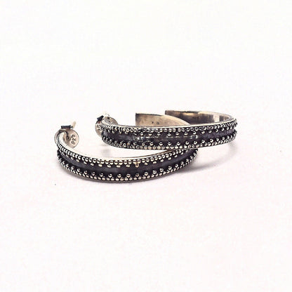 BLAC DOTS HOOPS