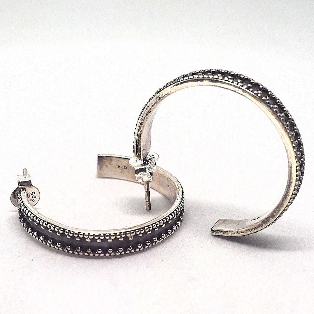 BLAC DOTS HOOPS
