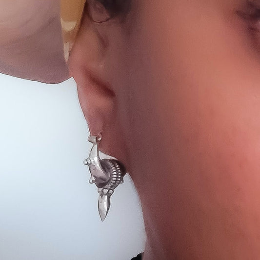 SMALL SPIKE HOOPS