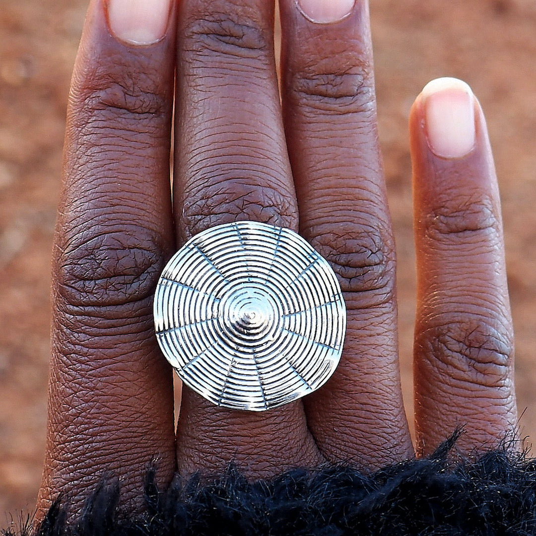 SPIDER WEB RING